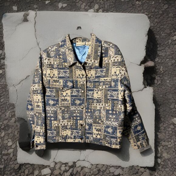 Jaqueline Design Studio Designed Jacket Womens Med‎ Made In India Rare Vintage - Picture 1 of 11